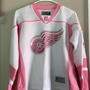 Pink Red Wings Jersey